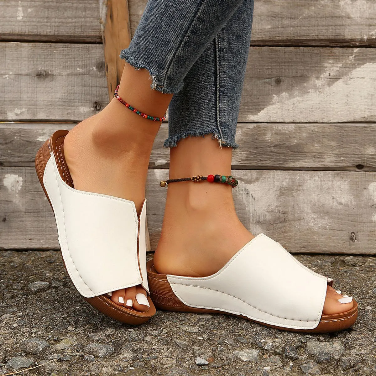 Adele  Sommerliche Damen-Wedges mit Plateau