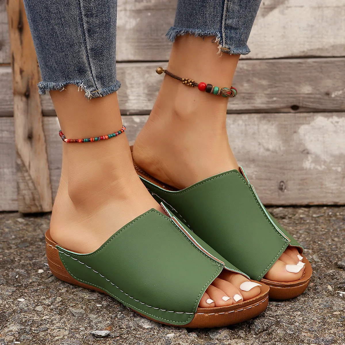 Adele  Sommerliche Damen-Wedges mit Plateau