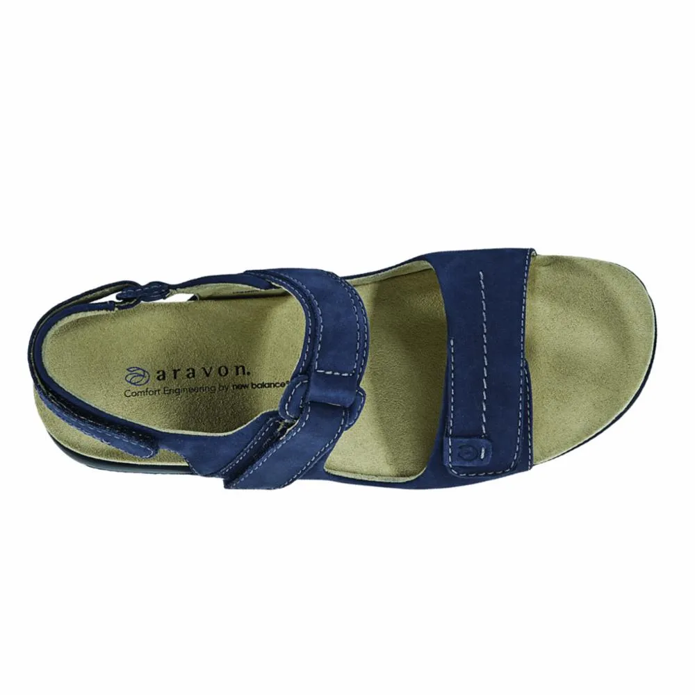 Aravon POWER COMFORT SANDALS KATY NAVY