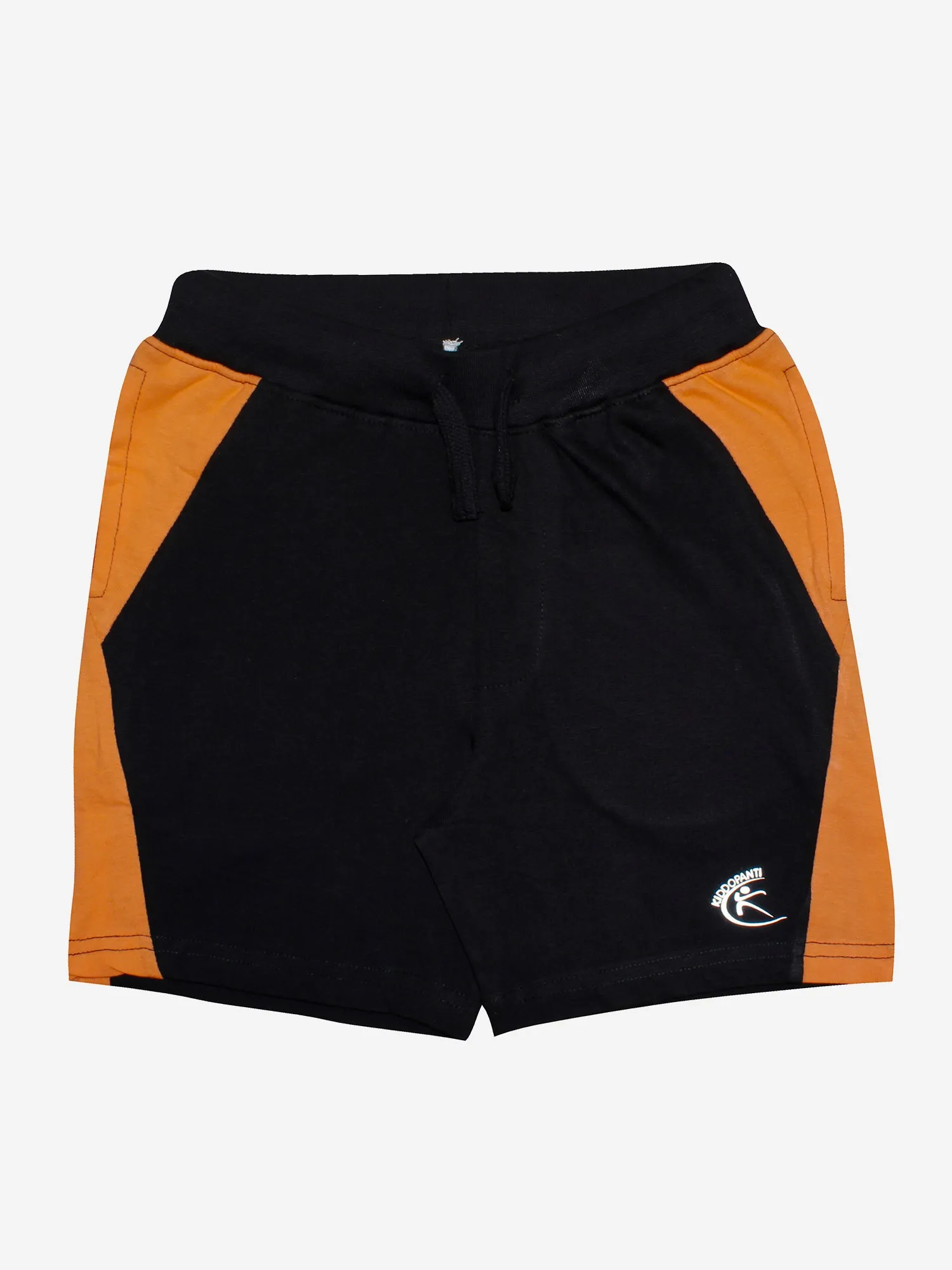 Boys Cotton Shorts with Contrast Panel- Pack of 2