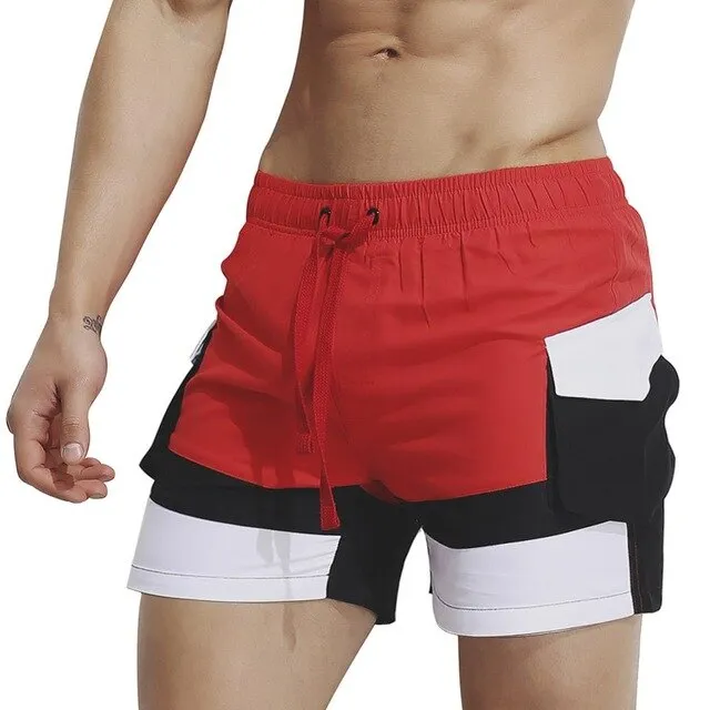 Contrast Color Swimwear