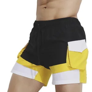 Contrast Color Swimwear