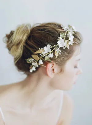 Floral garden headpiece - Style #748
