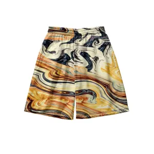 Men's Japan Style Beach Shorts  Fashion Casual Printing Pattern