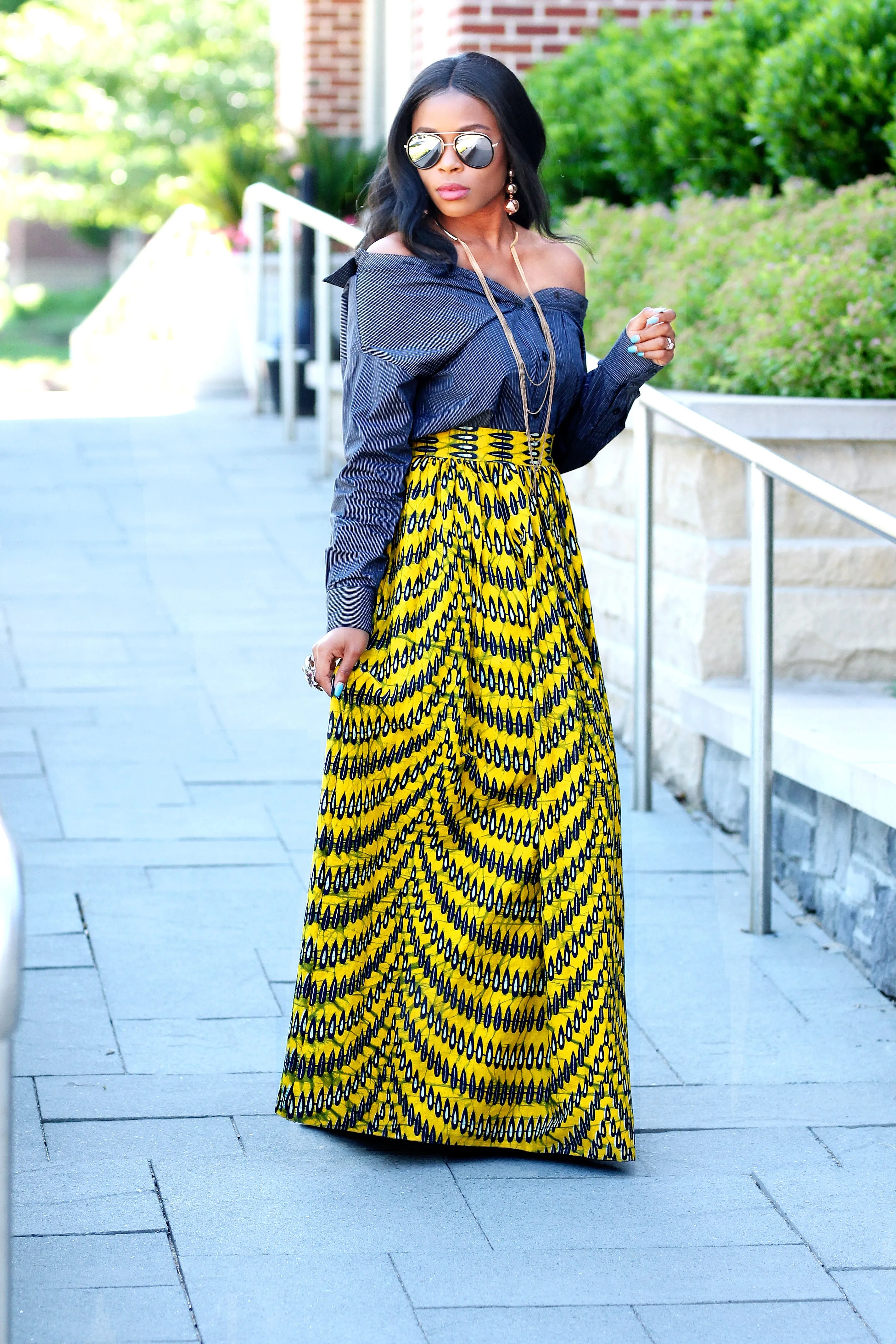 Off the Shoulder black Shirt
