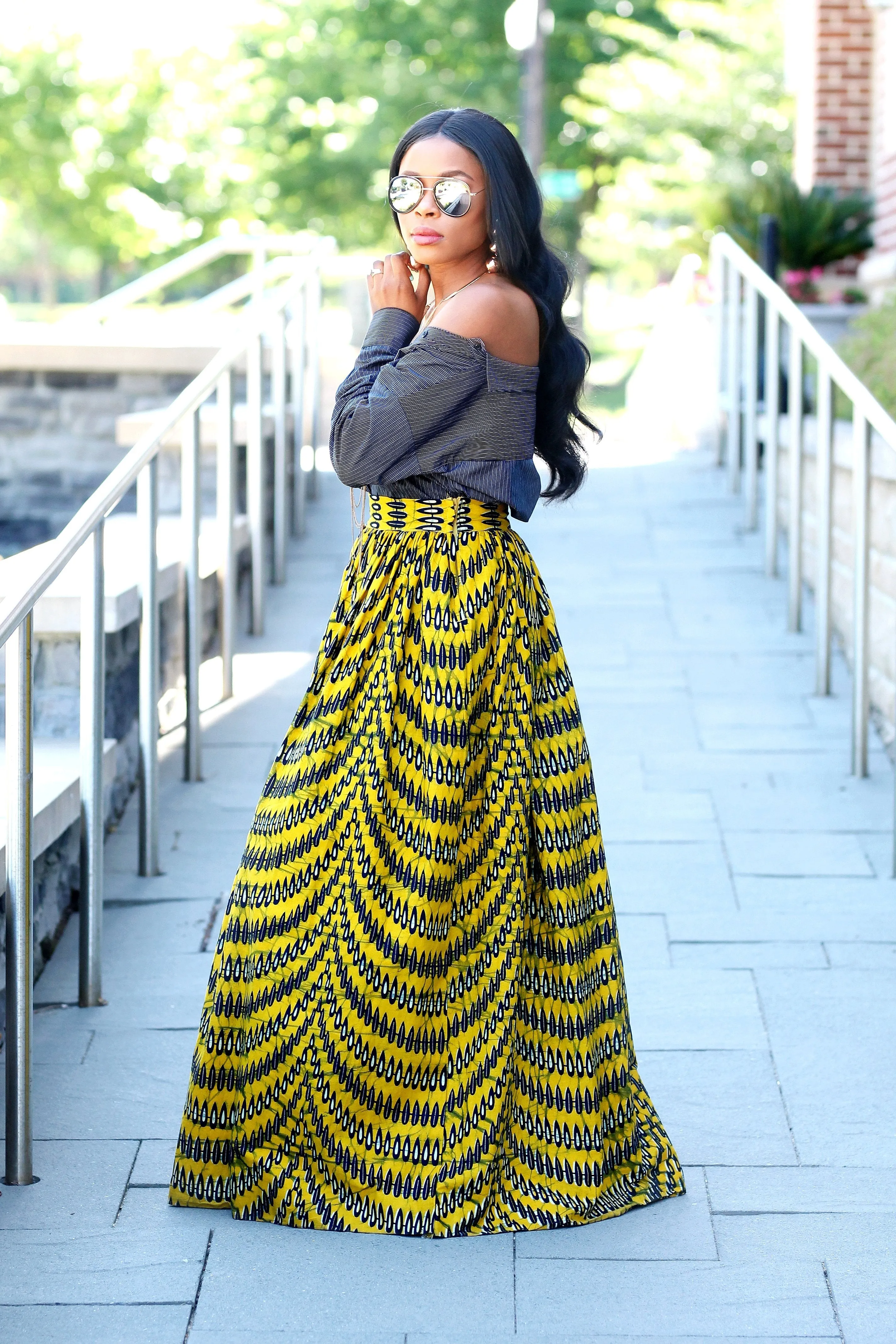 Off the Shoulder black Shirt