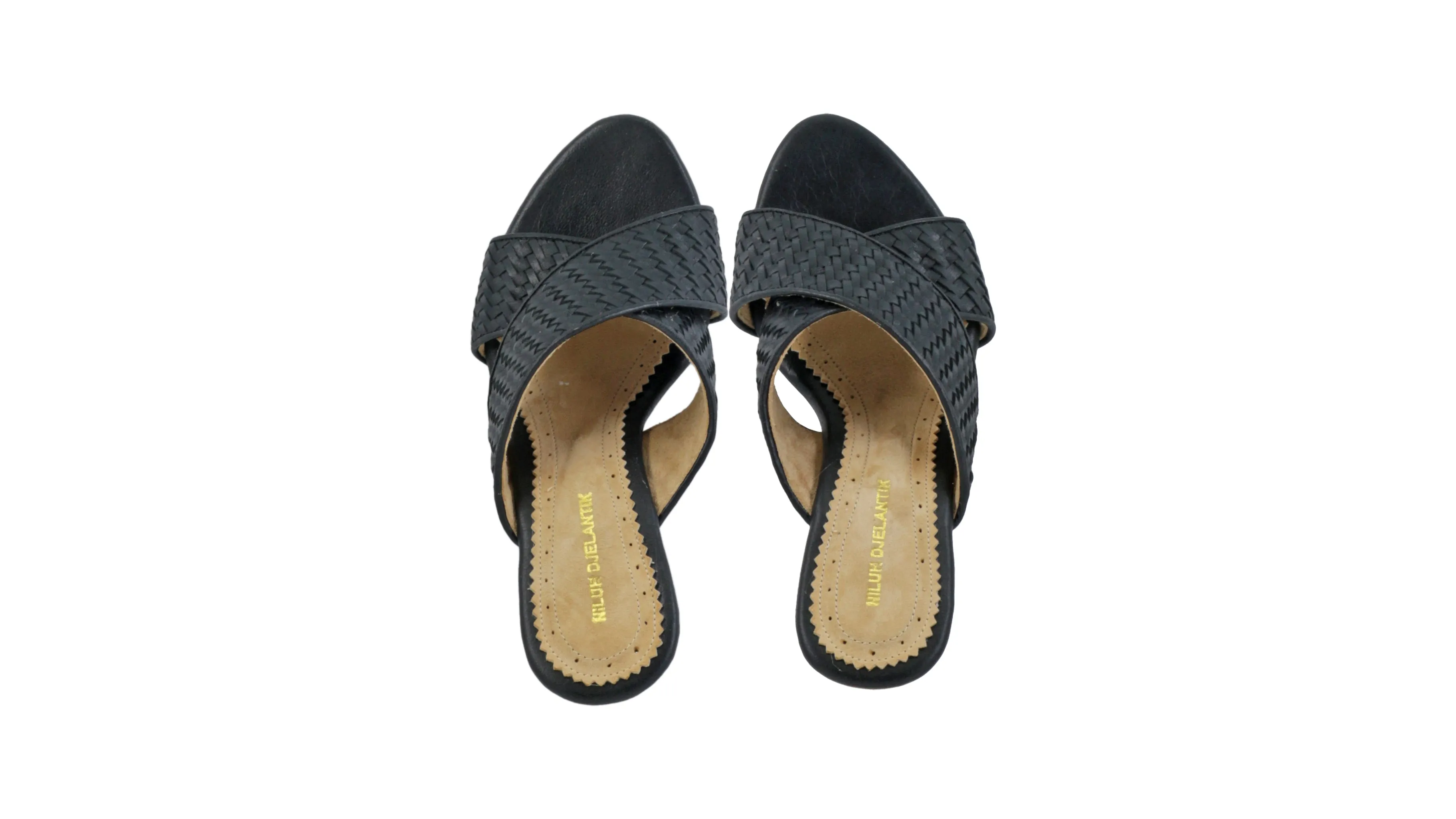 Petra No Strap 80mm Wedge - Black