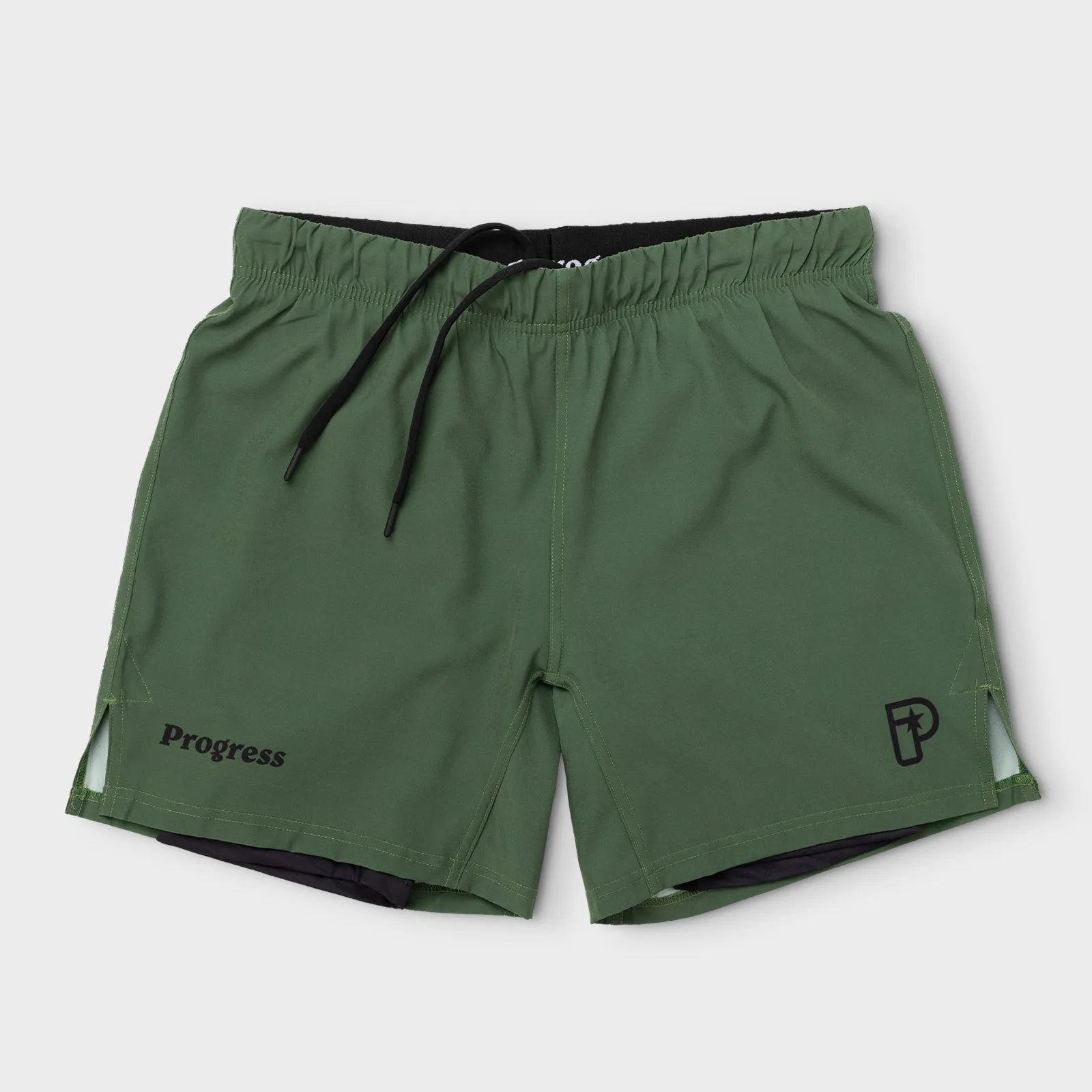 Progress Academy   Hybrid Shorts Khaki