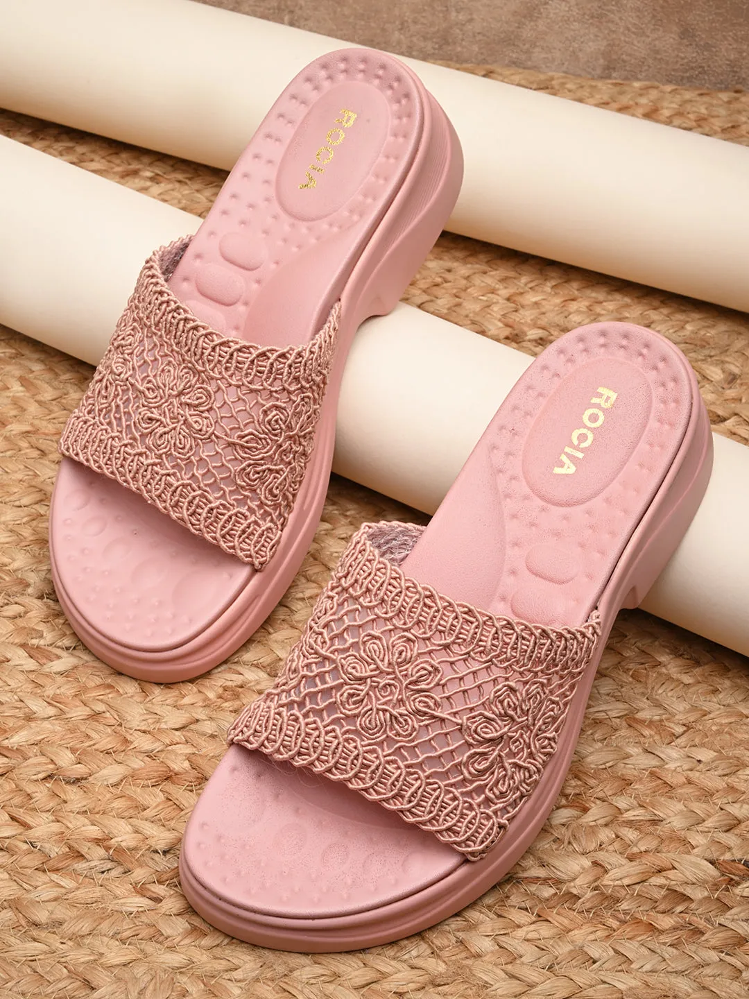 Rocia By Regal Pink Women Casual Funky Flats