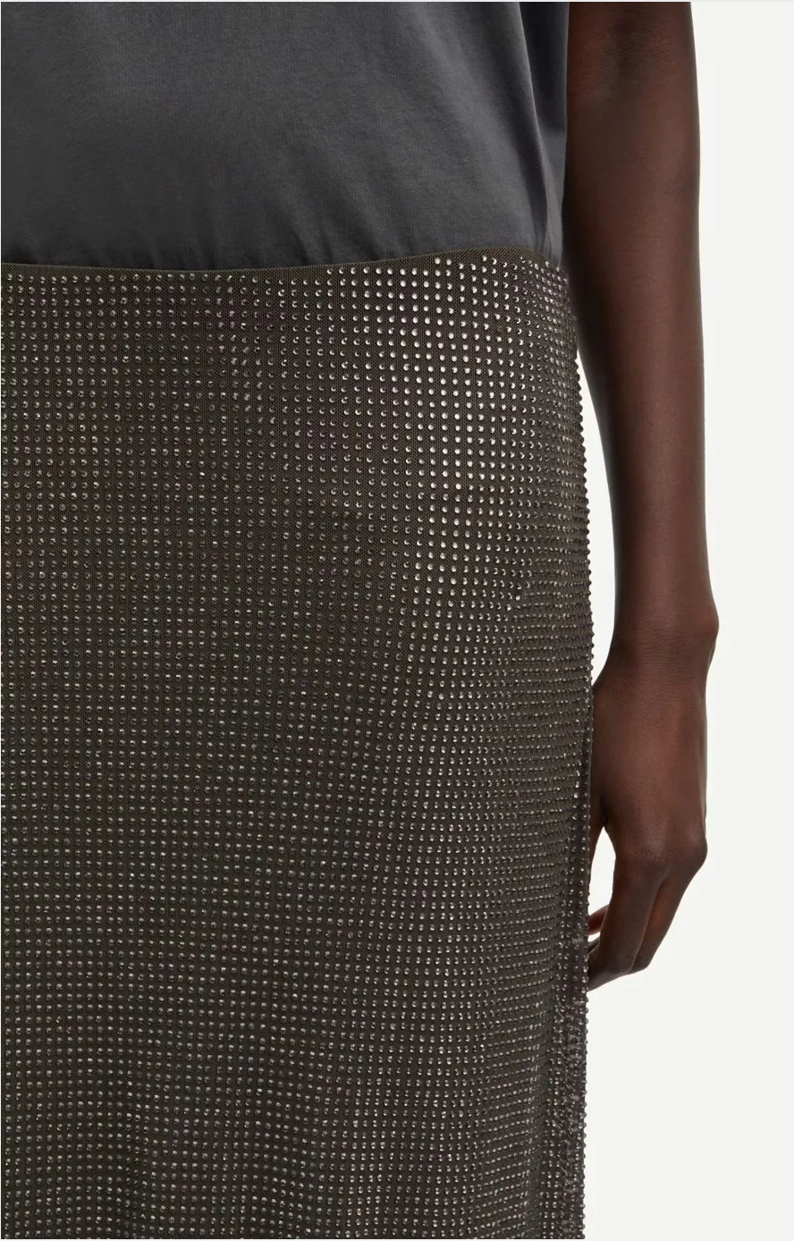 Sahannan Long Skirt Black Olive