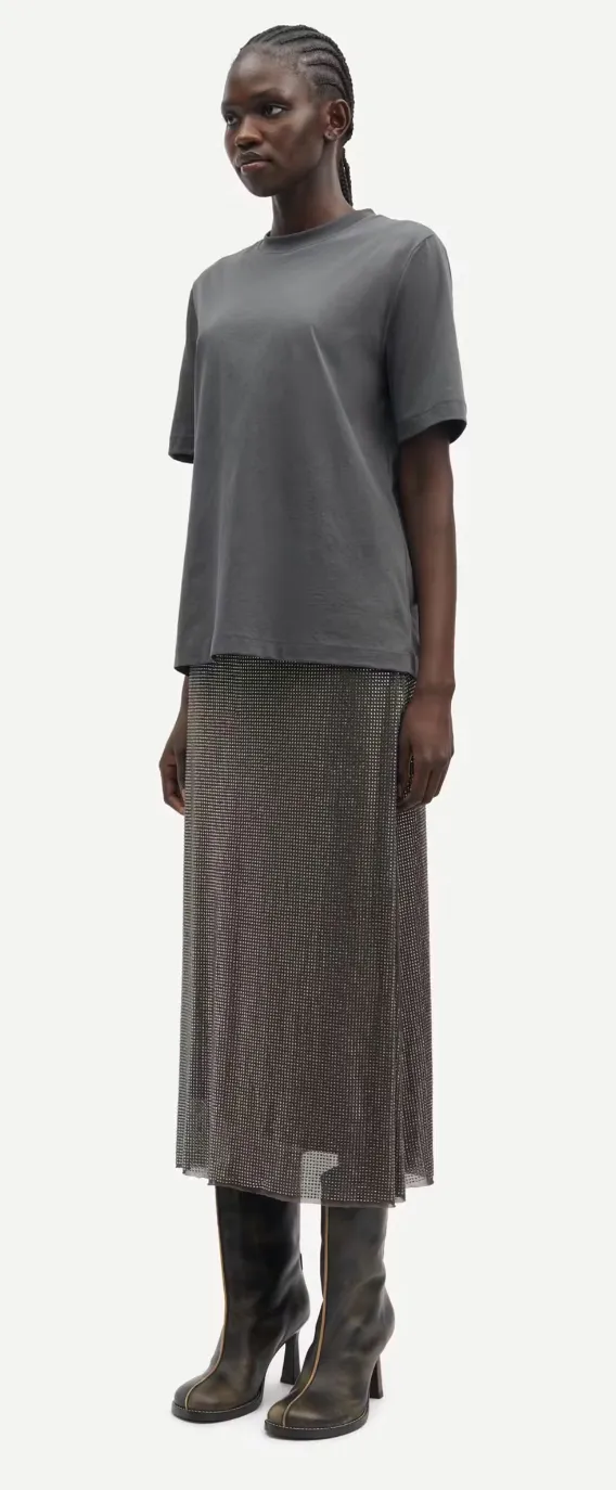 Sahannan Long Skirt Black Olive