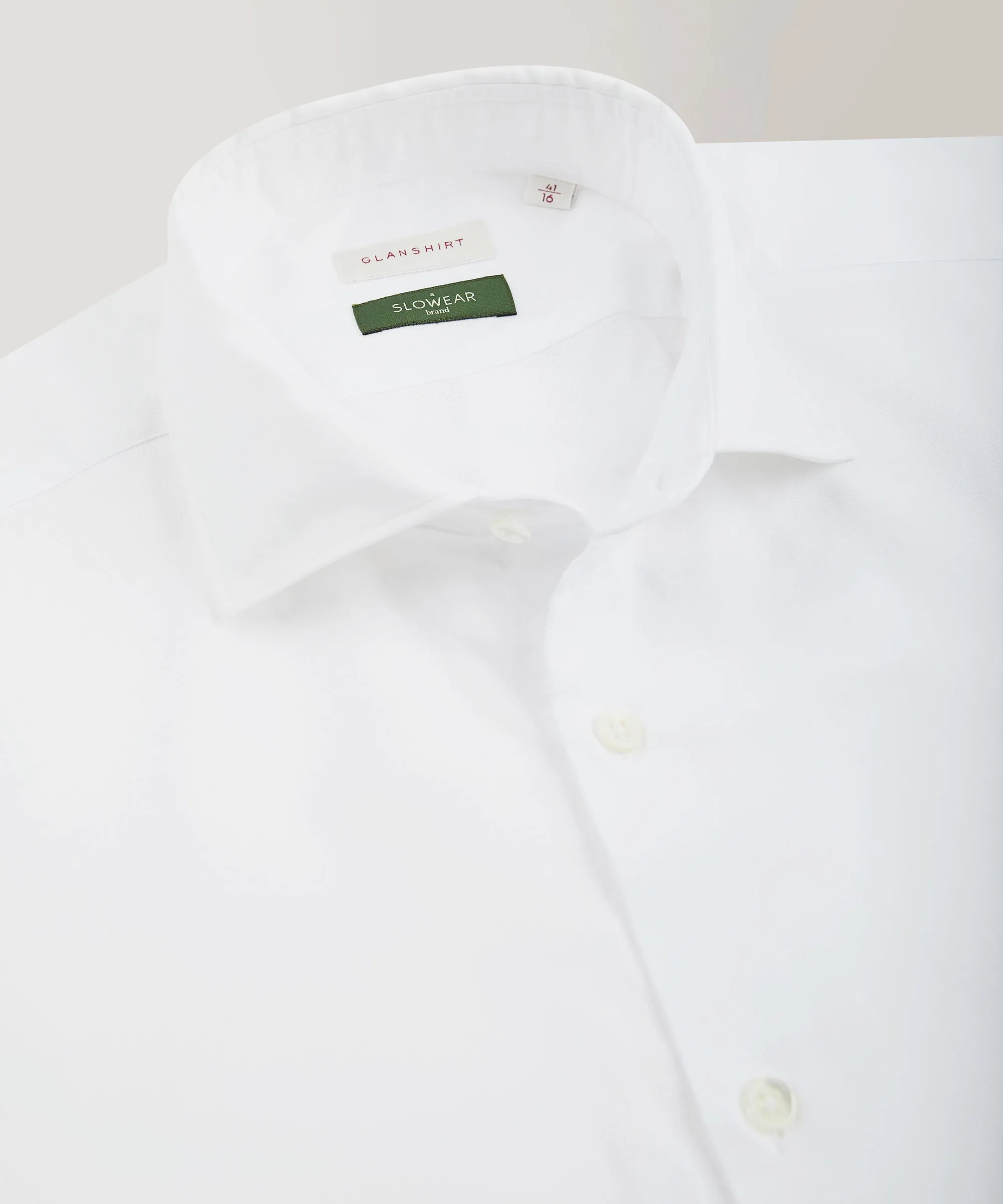 Slim-fit Oxford cotton shirt