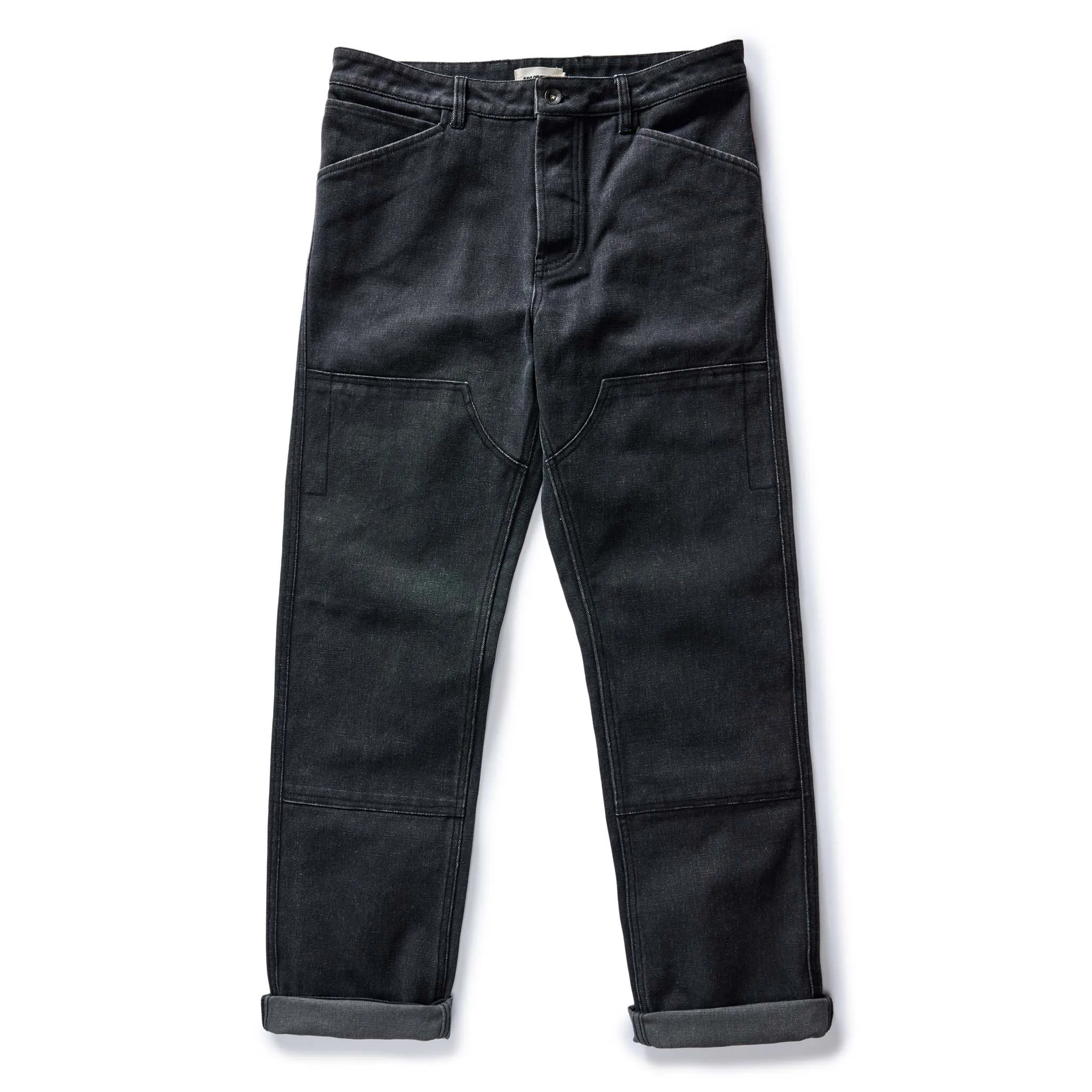The Chore Pant in Coal Chipped Canvas