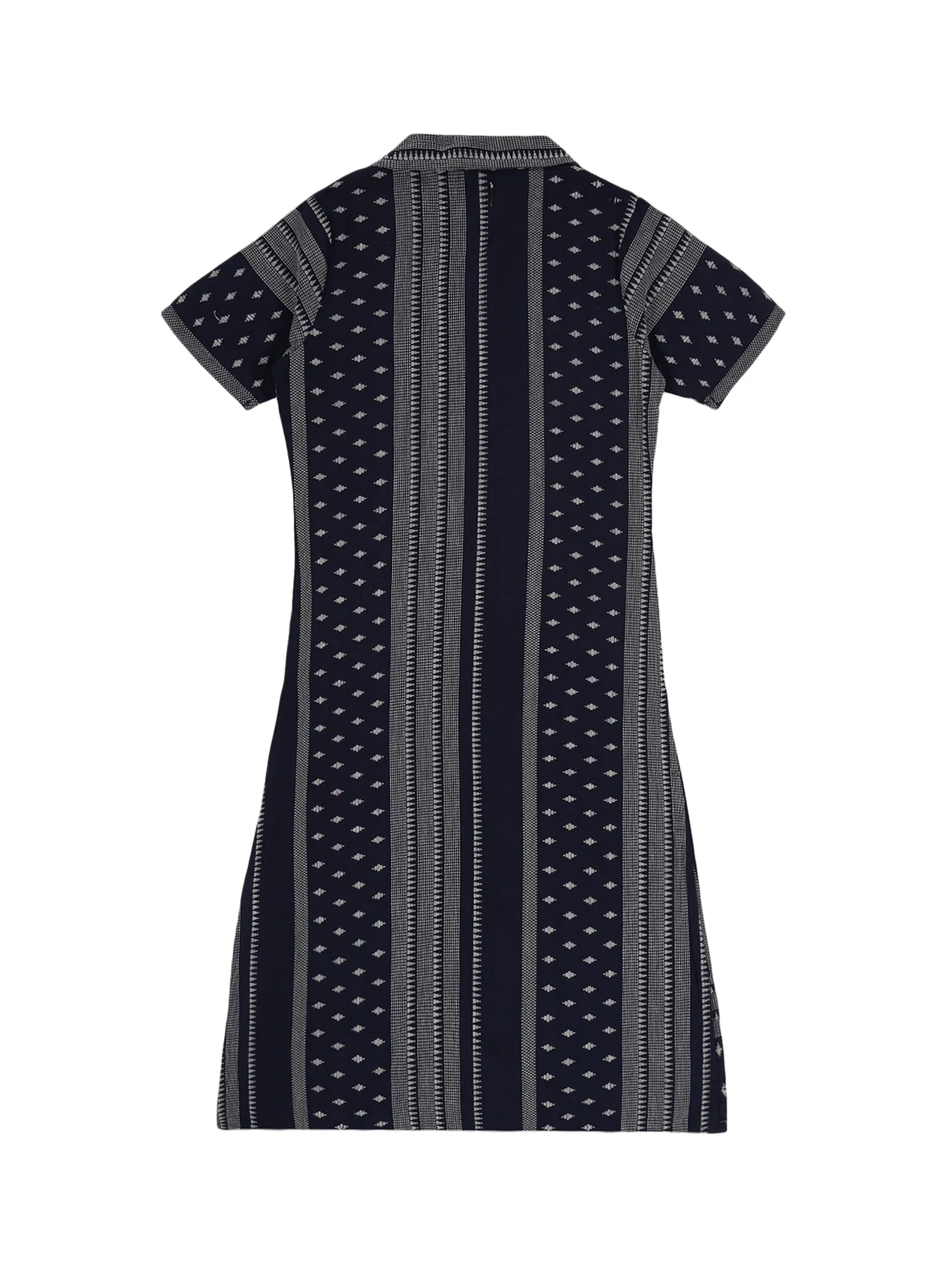Youngly Notched Collar Kurti