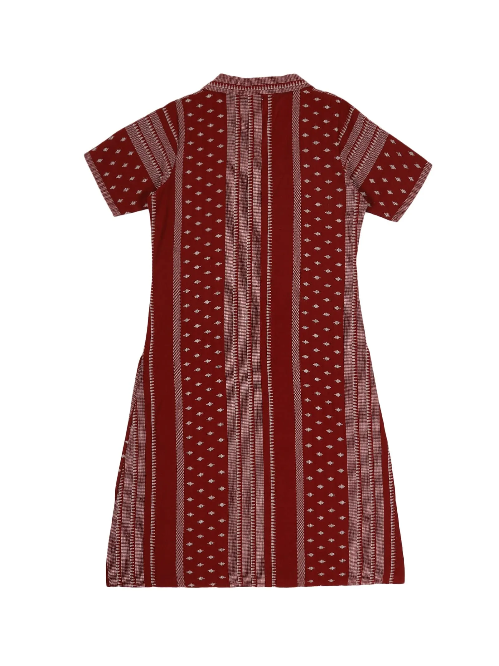 Youngly Notched Collar Kurti