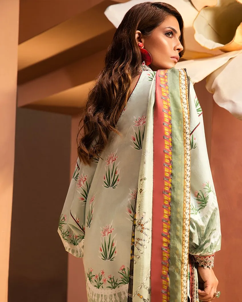 Zaha by Khadijah Shah – 3pc Lawn Collection – Antoinette (ZL-22A)